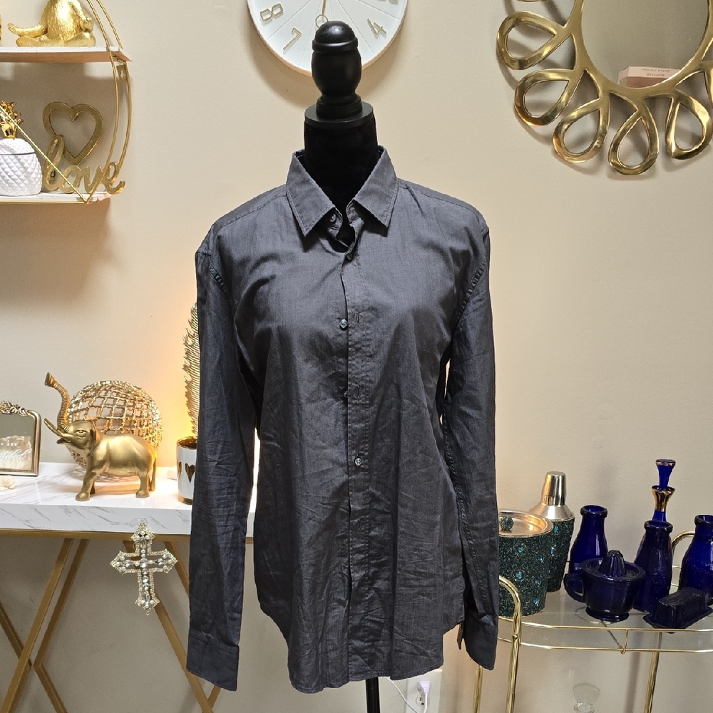 Hugo Boss Charcoal Slim Fit Shirt